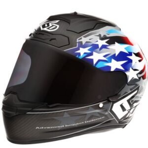 6D ATS-1R Super Patriot Helmet - Red/White/Blue