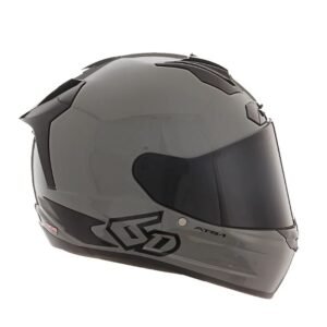 6D ATS-1R Solid Helmet - Gloss Cement Grey