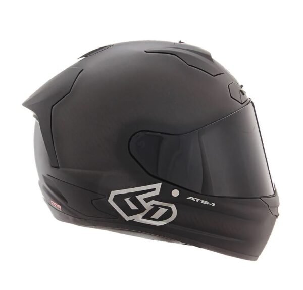 6D ATS-1R Solid Helmet - Matte Black