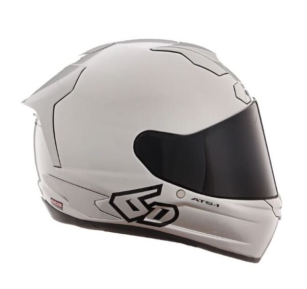 6D ATS-1R Solid Helmet - Silver