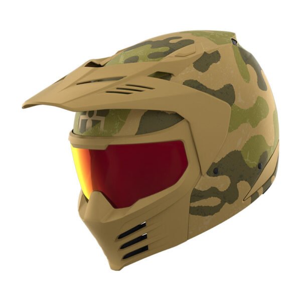 ICON Elsinore Magnacross Helmet - Tan